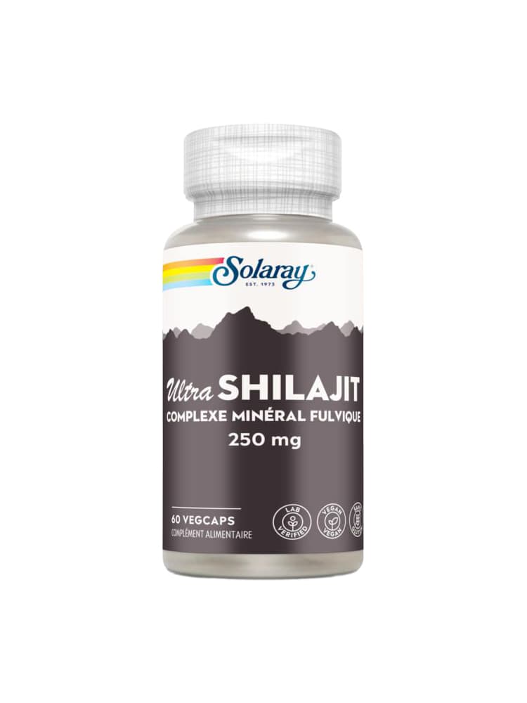 Solaray Ultra Shilajit 250 mg 60 Unités Végétales